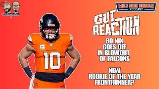 Gut Reaction: Broncos Blow Out Falcons as Bo Nix Goes Off | Mile High Huddle Podcast