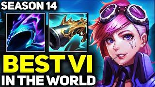 RANK 1 BEST VI IN SEASON 14 - AMAZING GAMEPLAY! | League of Legends