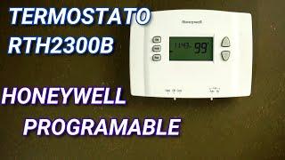 Termostato Honeywell programable rth2300b #honeywell #termostatotoprogramable #instructivo