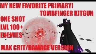 Warframe Tombfinger Primary Kitgun Builds Max Critical/Damage Version l  Warframe Deadlock Protocol