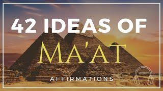 42 ideas Ma'at  ~1Hr Affirmations (For Peace, Happiness & A Good Life