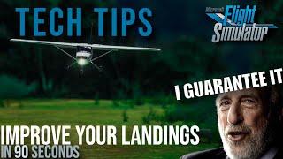 90 Seconds to Buttery Smooth Landings in MSFS: Do this NOW!