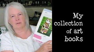 My collection of art books - watercolor, drawing, acrylic, mixed media and more