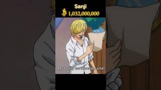 Sanji vs Zoro bounty  #onepiece