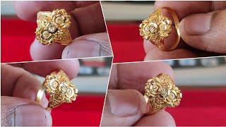 latest gold Ring design with weight and price 2021 @saijewellerssj16