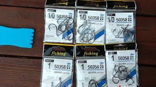 Рыболовные крючки с сайта AliExpress / Fishing hooks from AliExpress website