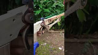 UNIQUE DESIGN A MECHANISM WOODEN SLINGSHOT #wood #woodscraft #slingshot #woodworking #wooddesigner