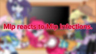 Mlp reacts to mlp infections! || please watch at ur own risk. || sorry it’s short!