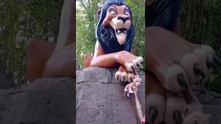 Scar up to his usual antics #lionking #mufasa #artofanimation #waltdisneyworld