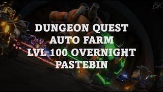 ️ DUNGEON QUEST - FREE ROBLOX SCRIPT/HACK - CUSTOM AUTO FARM - 100 LEVELS OVERNIGHT - PASTEBIN