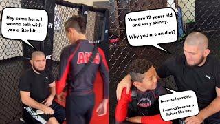 Khabib Gives Advice to a 12-Year-Old Aspiring Fighter