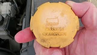 Saab coolant reservoir radiator cap failure - do not buy Professional Parts Sweden