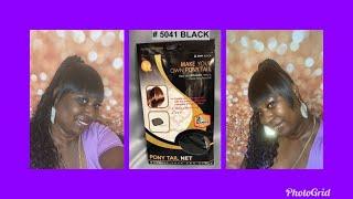DIY CROCHET BRAIDED  PONYTAIL