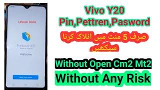 VIVO y20 y20i y20a FRP Remove CM2 Just One Click. Vivo Y20 Pattern Unlock FRP Remove Just One Click