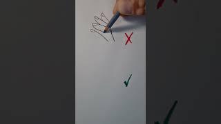 How to draw a hand