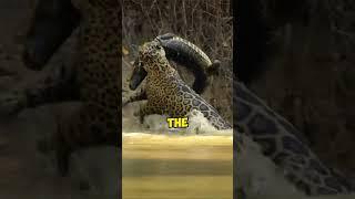 Wild Jaguar Hunts Crocodile!