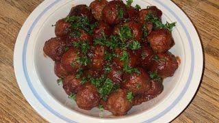 Cranberry Meatballs | How To Make Slow Cooker Cranberry Meatballs | Holiday Appetizers | Ep. 496 