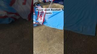 Power wash Baseball Pants #drip #baseballplayer #catcher #dripped #cleaning #satisfying