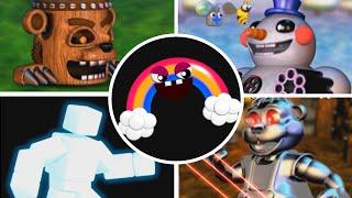 FNaF World - All Bosses + Endings