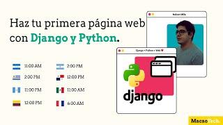 Nelson Milla - Haz tu primera página web con Django y Python.