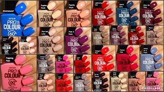 Avon Pro Colour in 60 seconds (dry) Nail Enamels - 28 Shades - June/July 2021