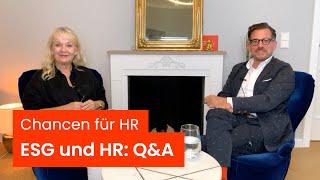 ESG und HR: Fragen und Antworten