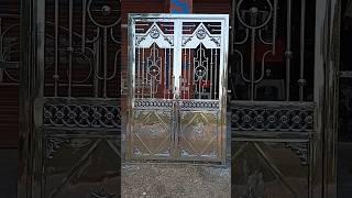 Steel Double Door design//Steel Gate Design//Stainless Steel Gate// Steel door #shorts  #shortvideo