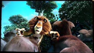 Madagascar (2005) Alex Scares The Fossas Away (Scene)