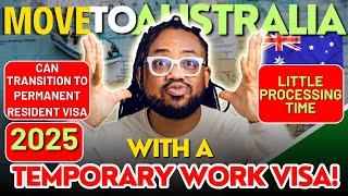 Move to AUSTRALIA in 2025! Fastest Temporary Work Visa Application Guide (No IELTS Needed?)