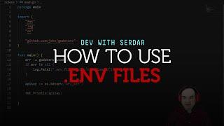 How to use .env files with your Go applications