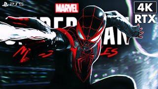 ИГРОФИЛЬМ | SPIDER-MAN: Miles Morales  Прохождение [4K PS5]  ФИЛЬМ Человек-Паук Майлз Моралес