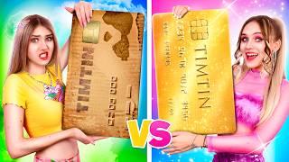 Богатая vs Бедная Студентка в Школе! Кто Станет Лучшей Студенткой Tim Tin High?