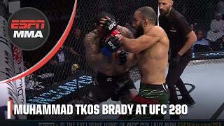 Belal Muhammad TKOs Sean Brady on UFC 280 prelims | ESPN MMA