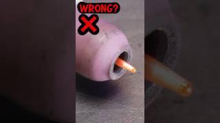 Balling the Tungsten Tig Welding ISN'T Wrong. #shorts #tigwelding
