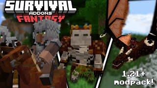 Best Survival Fantasy Addons For MCPE 1.21+