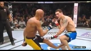 UFC fighter Anderson Silva s leg snaps during title bout aga