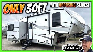 Only 30ft  Awesome New Improvements! 2024 Cougar 27SGS Fifth Wheel by Keystone RV