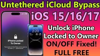 How to iCloud Bypass iOS 15/16/17 in Full FREE | Unlock iPhone Locked to Owner | 100% Working Method