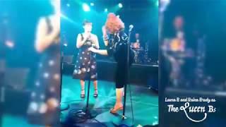 The Queen Bs - Laura B and Raina Brody 'live' NYE in London.