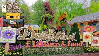 Day Two @ Dollywood's Flower & Food Festival 2021 More Food Review and Rides Pigeon Forge