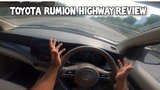 Toyota Rumion Highway Review | RPM & NVH at Cruising Speeds