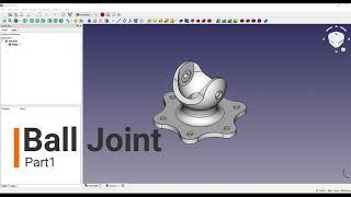 FreeCAD Tutorial - 'Ball Joint' - Part 1