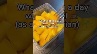 What I eat in a day when I’m sick  vegetarian  #vegetarian #whatieatinaday #health