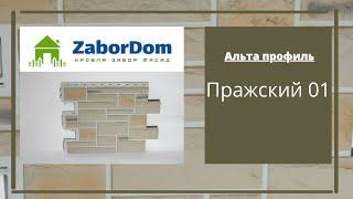 Фасадная панель Альта Профиль Пражский 01 1140х480 мм - ЗаборДом