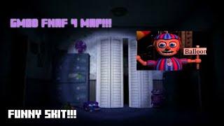 [GMOD] Five Nights At Freddy's 4 MAP!!!! Funny Skit!!!