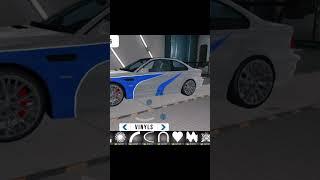 ️DESIGN TUTORIAL NFS BMW M3 GTR IN CAR PARKING MULTIPLAYER NEW UPDATE  #shorts