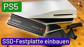 PS5 Speicher erweitern: SSD-Festplatte einbauen - Anleitung