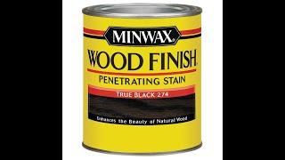 Minwax True Black Stain Review