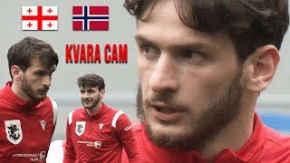 KVARATSKHELIA CAM  Georgia-Norvegia  guardate cosa fa Khvicha! | VIDEO INTEGRALE