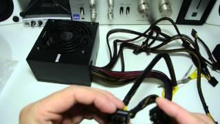 EVGA 500w white power supply unboxing